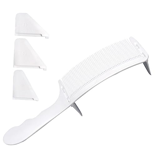 TOVINANNA Haarschneidekamm Set Für Männer Mit Verstellbarem Kamm Und Gebogenem Design Für Präzise Styling Und Einfache Handhabung von TOVINANNA