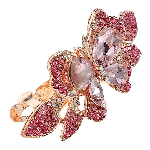 TOVINANNA Schmetterlings-haarspangen Für Damen Strass-haarspangen Haarspangen Für Frauen Silbernes Metall Styling-accessoire Für Alle Gelegenheiten von TOVINANNA