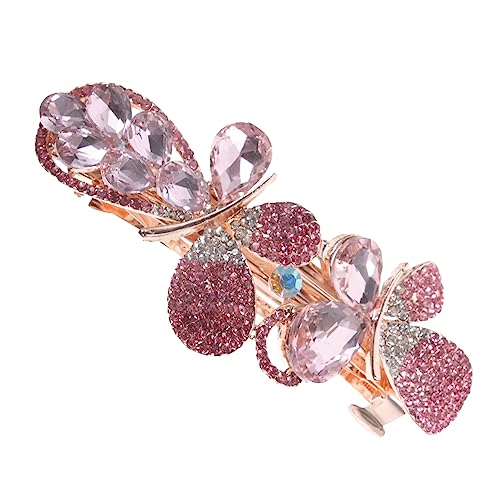 TOVINANNA Stilvolle Haarspange Aus Metall Mit Strasssteinen – Haarspange Für Mädchen Haarspange Für Den Frühling Modisches Haar-accessoire Für Frauen von TOVINANNA