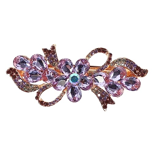 TOVINANNA Haarspange Mit Strasssteinen Für Damen Metall Haarspange Für Formelle Anlässe Hochzeit Haarschmuck Frühlingsstil Haar Clip Dekorative Für Dicke Oder Dünne Haare von TOVINANNA