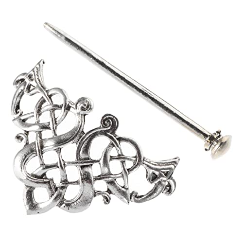 TOVINANNA Haarstäbchen Vintage Haarspange Haarclip Für Damen Retro Haarnadel Mädchen Haar Accessoire Mit Knoten Und Krone Design von TOVINANNA