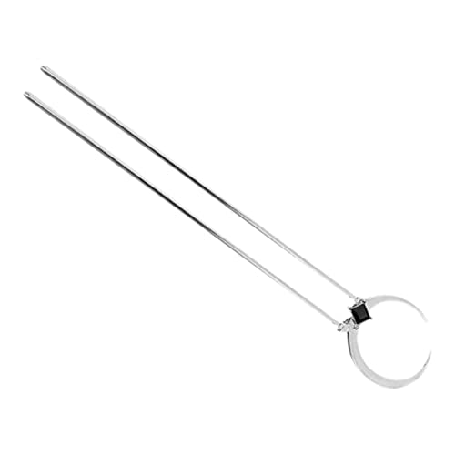 TOVINANNA Mond-haarnadel Damen-haarhalter Strass-dutt-haarstab Stilvolles Metall-haarteil Für Den Alltag von TOVINANNA