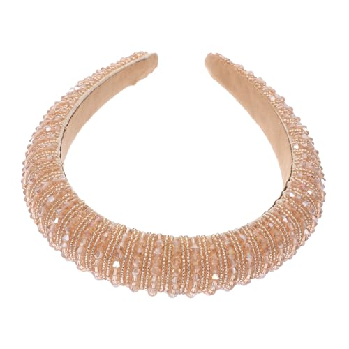 TOVINANNA Elegantes Band Für Damen Großes Perlendesign Barocker Schwamm-kopfschmuck Für Den Alltag Und Partys von TOVINANNA