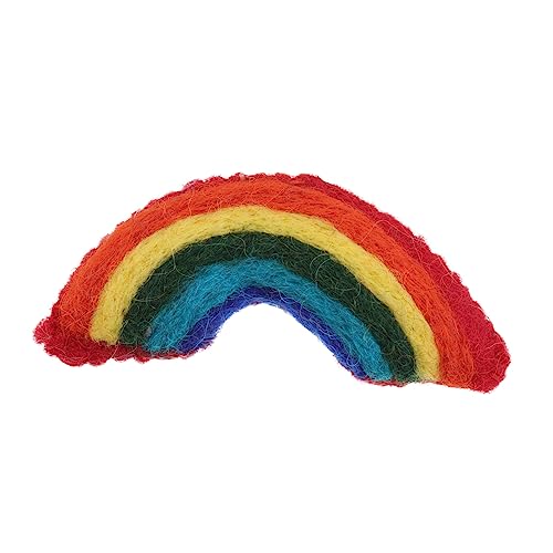 TOVINANNA Deko Regenbogen Brosche Handgefertigt Brustnadel Kreativ Corsage Kleidungsschmuck Für Outfits Taschen Schals Kopftücher TOVINANNA Deko Regenbogen Brosche Handgefertigt Brustnadel Kreativ Corsage Kleidungsschmuck Für Outfits Taschen Schals Kopftücher von TOVINANNA