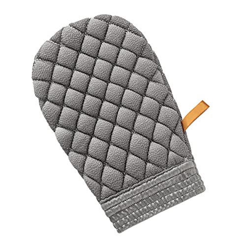 TOVINANNA Rückenschrubber Peeling-badetuch Aus Hochwertigem Material Für Körperpflege Duschtuch Design Für Männer Und Fettige Haut Beugt Talgdrüsenbildung Vor Einfach Zusammenfaltbar von TOVINANNA