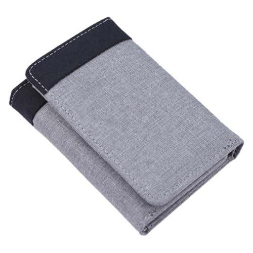 TOVINANNA Herren Geldbörse Card Pouch Faltbares Portemonnaie für Id Karten Kreditkarten Bargeld Leicht Tragbar Praktischer Kartenhalter Robustem Material von TOVINANNA
