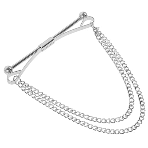 TOVINANNA Herren Hemdkragen Stabilisator Anstecknadel mit Kette Leichte Metall-kragennadel für Business Anzug Einfach zu Bedienen Stilvolle Halskragenfixierung für Geburtstage Hochzeiten von TOVINANNA