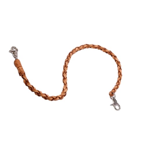 TOVINANNA Herren Jeans Kette Rindsleder Vintage Woven Pants Chain für Punk und Hip Hop Multifunktionale Hosenkette für Tänzer und Bühnenauftritte Langlebiges und Vielseitiges Accessoire von TOVINANNA