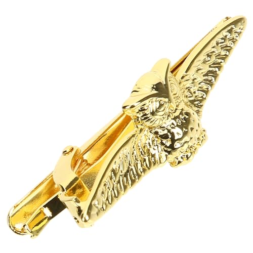 TOVINANNA Herren Krawattenclip Hochwertigem Gold mit Eulen Design für Business Hochzeit und Formelle Anlässe Passt zu Meisten Krawatten und Hemden TOVINANNA Herren Krawattenclip Hochwertigem Gold mit Eulen Design für Business Hochzeit und Formelle Anlässe Passt zu Meisten Krawatten und Hemden von TOVINANNA