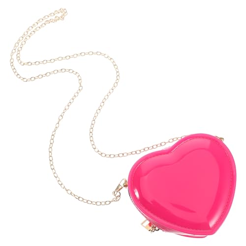 TOVINANNA Herzförmige Tasche Mini-münzgeldbörse Reißverschlusstasche Für Damen Tragbar Für Lippenstift Münzen Und Schlüssel Geeignet Für Reisen Partys Und Täglichen Gebrauch von TOVINANNA