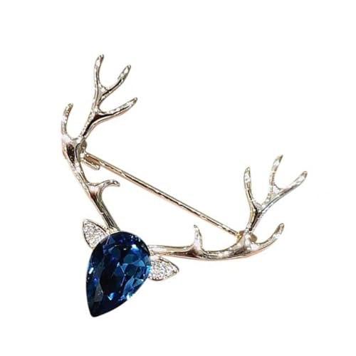 TOVINANNA Hirschbrosche für Damen Stilvolle Anstecknadel Langlebigem Legierungsmaterial für Kleidung Schals und Hüte Einzigartiges Accessoire für Formelle Anlässe oder Alltag von TOVINANNA