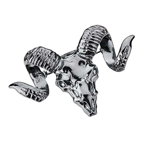 TOVINANNA Hochwertige Ziegenbrosche für Herren Anstecknadel für Anzüge Modeschmuck Stabiler Pinverschluss für Besondere Anlässe und Alltägliche Outfits von TOVINANNA