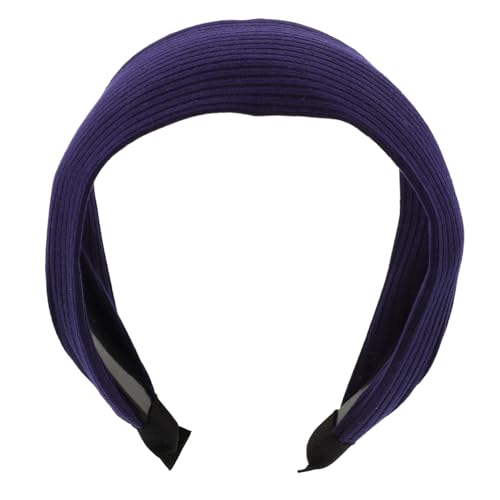 TOVINANNA Elegantes Breites Stirnband Für Damen Dehnbar Nicht Wickelnd Für Yoga Laufen Sport Haar-accessoires Dunkel von TOVINANNA