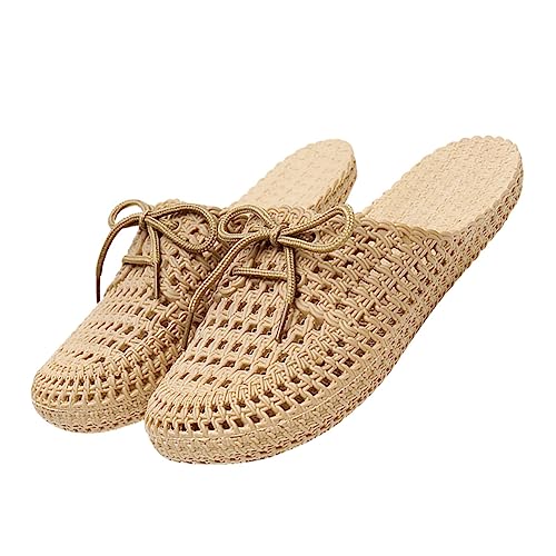 TOVINANNA Hohlraum Sandalen Damen Sommer Flach Sandalen Atmungsaktiv Rutschfest Leicht Erwachsene Strand Schuhe Freizeit Schuhe Braun TOVINANNA Hohlraum Sandalen Damen Sommer Flach Sandalen Atmungsaktiv Rutschfest Leicht Erwachsene Strand Schuhe Freizeit Schuhe Braun von TOVINANNA