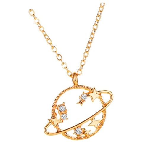 TOVINANNA Perlenkette Mit Hohlen Planeten-anhänger Und Zirkonia-kette Damen-schmuck Für Alltag Und Partys TOVINANNA Perlenkette Mit Hohlen Planeten-anhänger Und Zirkonia-kette Damen-schmuck Für Alltag Und Partys von TOVINANNA