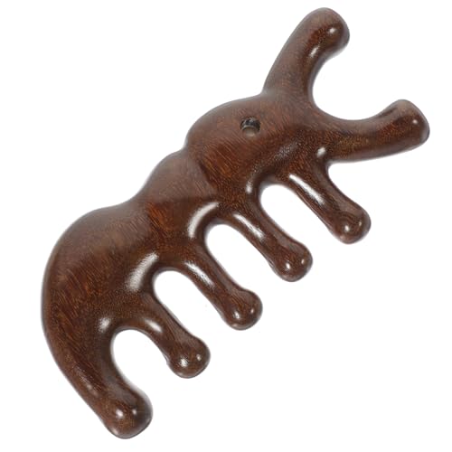 TOVINANNA Holz Massage Kamm Für Kopfhaut Haarmassage Kamm Aus Sandelholz Mit Breiten Zähnen Für Frauen Antistatisch Kompakt Und Kreativ Für Haartypen von TOVINANNA