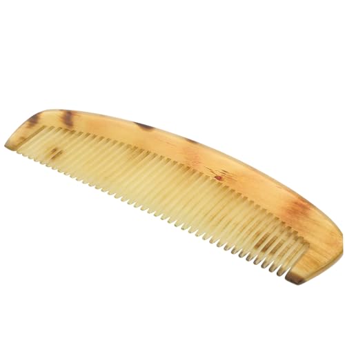 TOVINANNA Hornkamm Für Frauen Antistatisch Glättet Und Entwirrt Haar Natürlicher Haarkamm Aus Horn Mit Feiner Handwerkskunst Klein Und Tragbar Für Täglichen Gebrauch von TOVINANNA