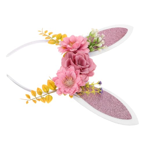 TOVINANNA Kaninchenohren Stirnband Für Frauen Osterhasen Haarreif Party Kopfbedeckung Osterhasen Stirnband Haarband Accessoire Für Mädchen Erwachsene von TOVINANNA
