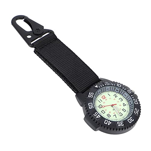 TOVINANNA Karabiner Uhr Digitaluhr Kratzfest Clip On Uhr für Rucksack Gürtel Leichte für Outdoor Aktivitäten Unisex Präzise Zeitmessung von TOVINANNA