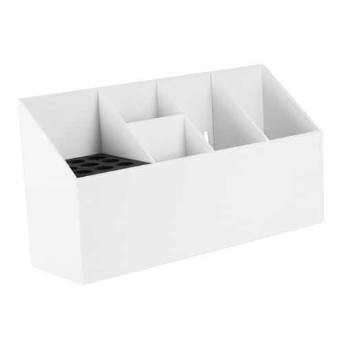 TOVINANNA Kosmetik Organizer Box Für Schreibtisch Vielseitige Aufbewahrungslösung Für Make-up Stifte Und Bürobedarf Robuste Langlebige Kosmetik-aufbewahrungsbox Für Home Office Und von TOVINANNA