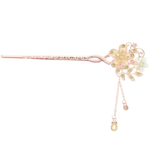 TOVINANNA Elegante Blumen-haarstäbe Mit Quaste Klassisches Haaraccessoire Für -style Und Festivals Für Damen-haarschmuck Und Stilvolle Frisuren von TOVINANNA