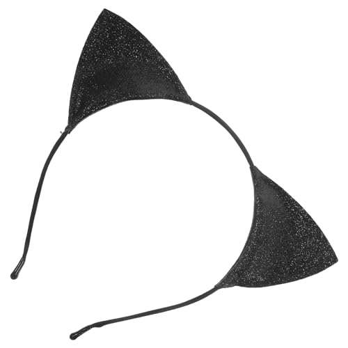 TOVINANNA Katzenohren Haarreif für Damen Verstellbares Halloween Stirnband mit Niedlichen Ohren für Kostümparty und Karneval Elegantes Accessoire für Erwachsene von TOVINANNA