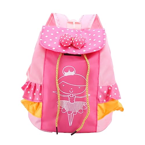 TOVINANNA Kinderrucksack Ballett Tanzrucksack Oxford- Verstellbare Tasche Für Schule Und Freizeit Praktischer Rucksack Für Mädchen in Rosy von TOVINANNA