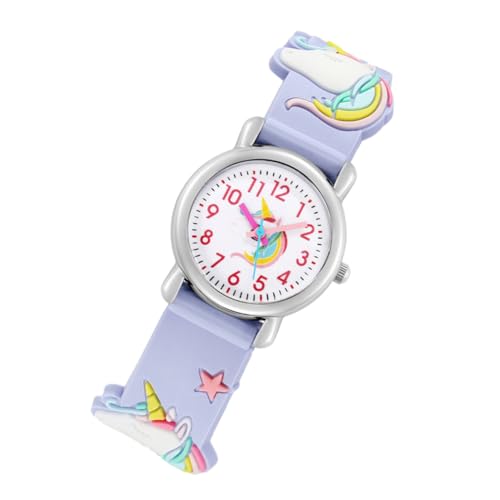 TOVINANNA Kinderuhr Einhorn Motiv Cartoon Armbanduhr für Mädchen Jungen Ablesbares Display Verstellbar Leicht für Schule Alltag Geburtstagsgeschenk von TOVINANNA