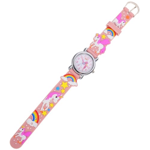 TOVINANNA Kinderuhr Mit Silikonarmband Cartoon-Design Quarz-Uhr Für Jungen Und Mädchen Zeitlernhilfe Für Schüler Farbenfrohe Und Hautfreundliche Armbanduhr TOVINANNA Kinderuhr Mit Silikonarmband Cartoon-Design Quarz-Uhr Für Jungen Und Mädchen Zeitlernhilfe Für Schüler Farbenfrohe Und Hautfreundliche Armbanduhr von TOVINANNA