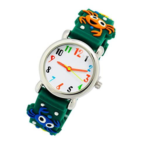 TOVINANNA Kinderuhr mit Krabbenmuster Verstellbare Armbanduhr für Jungen Leichtes Design Langlebig für Zeitbewusstsein zu Stärken TOVINANNA Kinderuhr mit Krabbenmuster Verstellbare Armbanduhr für Jungen Leichtes Design Langlebig für Zeitbewusstsein zu Stärken von TOVINANNA