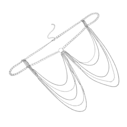 TOVINANNA Körperkette für Damen Verstellbare Kette mit Luxuriösen Strassdetails für Partys Besondere Anlässe Eleganter Dekorationsschmuck für Expression TOVINANNA Körperkette für Damen Verstellbare Kette mit Luxuriösen Strassdetails für Partys Besondere Anlässe Eleganter Dekorationsschmuck für Expression von TOVINANNA