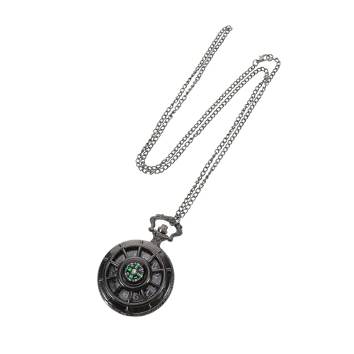 TOVINANNA Kompakte Taschenuhr mit Eingebautem Kompass Stilvolle Uhr für Outdoor Camping Perfektes für Männer Frauen von TOVINANNA