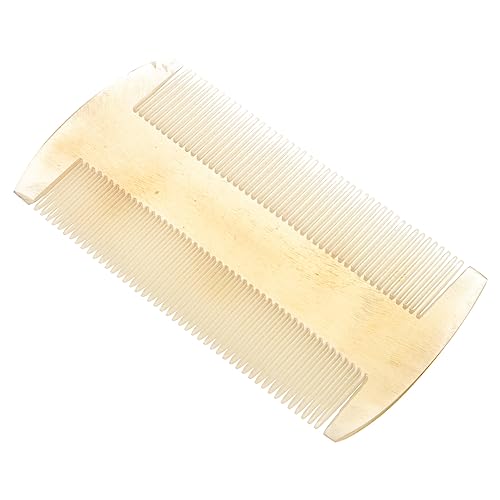 TOVINANNA Kopfhautmassagekamm Doppelseitiger Hornkamm Haarkamm Für Frauen Und Männer Massagekamm Zum Haare Schneiden Antistatischer Kamm Für Glattes Haar von TOVINANNA