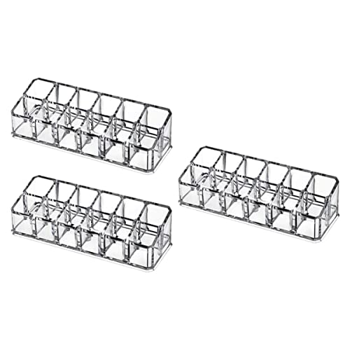 TOVINANNA Kosmetikhalter Mit Lippenstift-aufbewahrungsbehälter 3er-pack Tragbare Make-up-organizer Für Vitrinen von TOVINANNA
