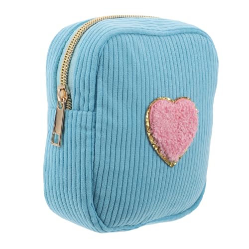 TOVINANNA Kosmetiktasche Für Reisen Make-up-Aufbewahrungstasche Mit Reißverschluss Kleine Kulturtasche Für Damen Hautpflege-Organizer Reisebeutel Mit Cartoon-Design von TOVINANNA