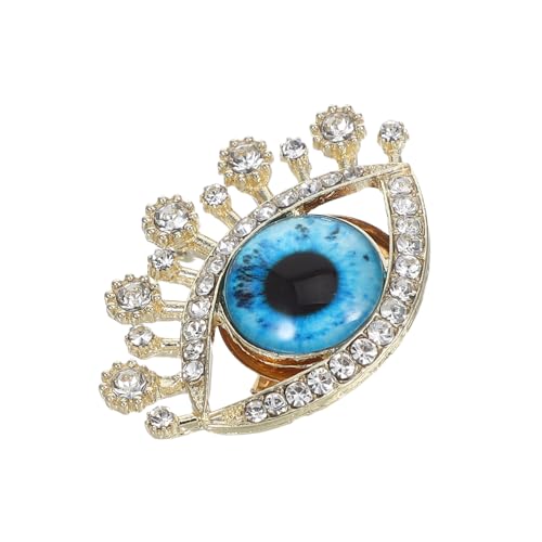 TOVINANNA Schmuck Für Frauen Und Damen Strickjacken-anstecknadel Mit Strasssteinen Und Bösem Blick Brosche Für Cardigans Und Schals Retro-design Vielseitig Für Verschiedene Anlässe von TOVINANNA