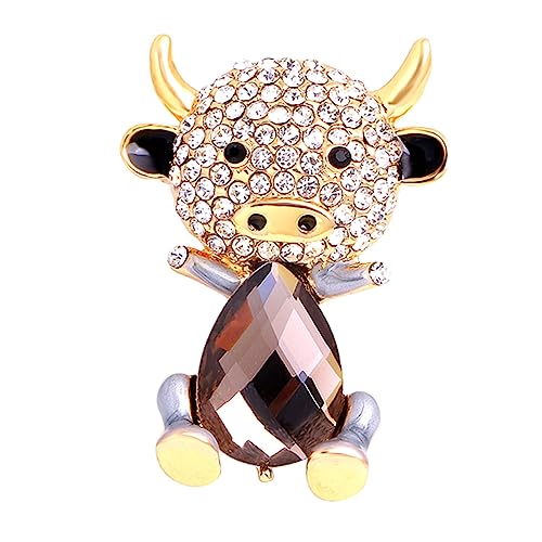 TOVINANNA Strass Brosche Damen Legierung Kleidungsbrosche Corsage Brosche Mit Metallclip Für Taschen Mützen Schals Anlässe von TOVINANNA