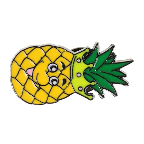 TOVINANNA Kreative Emaille Brosche mit Niedlichem Ananas für Damen für Rucksäcke Jacken und Hüte Leicht und Strapazierfähig Perfektes Accessoire für Alltag TOVINANNA Kreative Emaille Brosche mit Niedlichem Ananas für Damen für Rucksäcke Jacken und Hüte Leicht und Strapazierfähig Perfektes Accessoire für Alltag von TOVINANNA