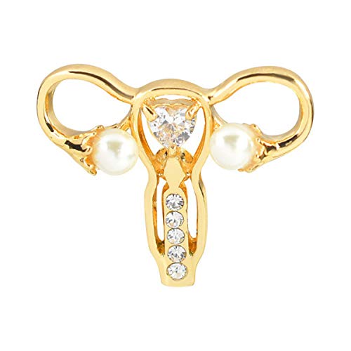 TOVINANNA Kreative Gebärmutter Brosche für Frauen Legierungsbrosche Schmuck für Kleider Taschen und Schals Feministische Corsage Einzigartiges Design von TOVINANNA