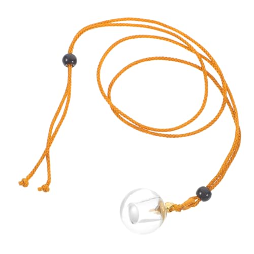 TOVINANNA Halskette Mit Glasflaschen-anhänger Zum Aufhängen Wasserdichter Anhänger Für Schmuck Und Andenken Tragbar Für Damen Und Alltag von TOVINANNA