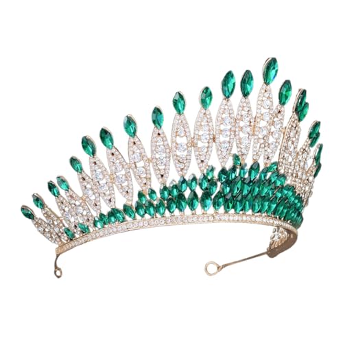 TOVINANNA Krone Damen Hochzeitskrone Für Besondere Anlässe Elegantes Haarschmuckstück Aus Leicht Und Rutschfest Für Hochzeiten Abschlussfeiern Und Partys Kunstvoll Verarbeitet Für von TOVINANNA