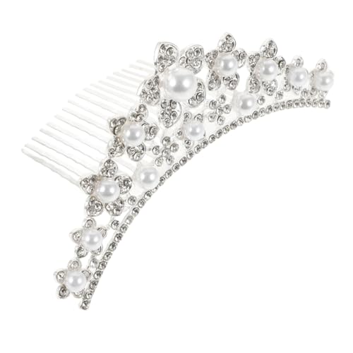 TOVINANNA Hochzeit Tiara Krone Damen Kronenhaarkamm Haarkrone Leichte Und Lichtechte Materialien Schickes Und Exquisites Design Für Hochzeitsfestzug Und Besondere Anlässe von TOVINANNA