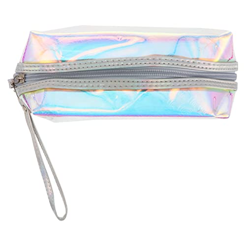 TOVINANNA Portable Kosmetiktasche Mit Reißverschluss Praktischer Kulturbeutel Für Damen Für Make-up Toilettenartikel Und Reisebedarf Fischgrätenmuster von TOVINANNA