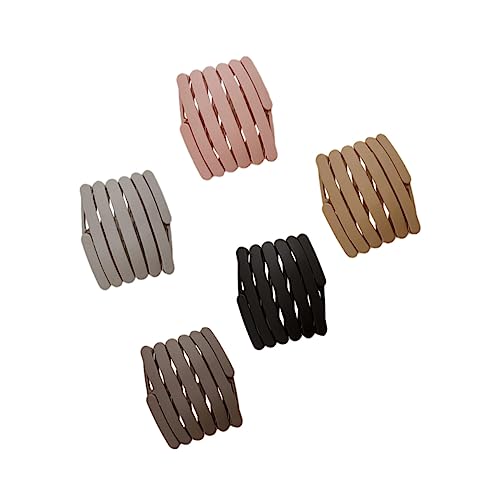 TOVINANNA 5stücke Faltbares Kunststoff-stirnband Mit Zahn-design Haarband Für Frauen Und Männer Geeignet Für Sport Und Alltag Langlebig Und Hautfreundlich von TOVINANNA