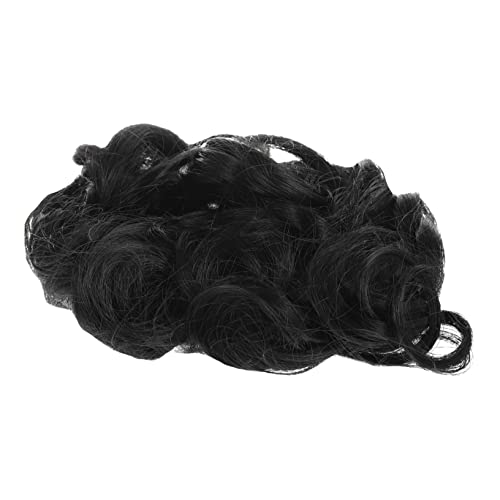 TOVINANNA Kurze Echthaar Perücke Modische Lockige Damen Perücke Praktisches Haarschmuck Styling Zubehör Für Freizeitkleidung von TOVINANNA