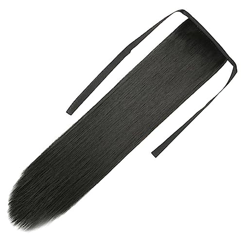 TOVINANNA Gerader Pferdeschwanz Verlängerung Synthetisches Haarteil Für Frauen Und Mädchen 2–55 Cm von TOVINANNA
