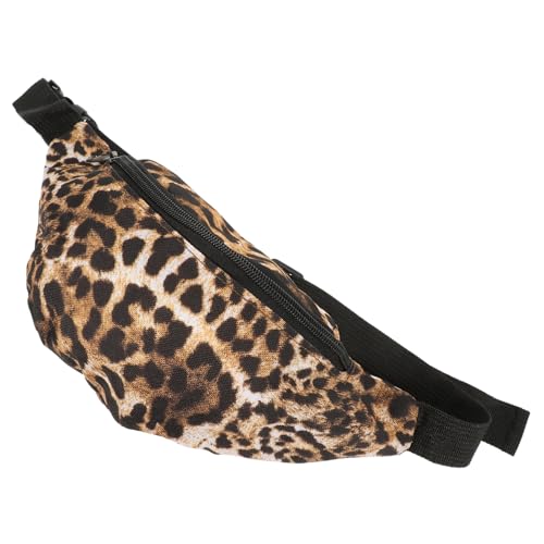 TOVINANNA Leoparden Gürteltasche Damen Brusttasche Aufbewahrungstasche Umhängetasche Langlebig Reisen Sport Platzsparend Handy Schlüssel Lippenstift Einkaufen von TOVINANNA