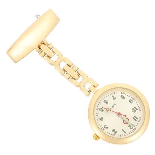 TOVINANNA Taschenuhr Für Krankenschwester Leuchtende Uhr Im Dunkeln Dekorative Brosche Stumme Uhr Mit Schnalle Robustes Design Für Medizinische Fachkräfte von TOVINANNA