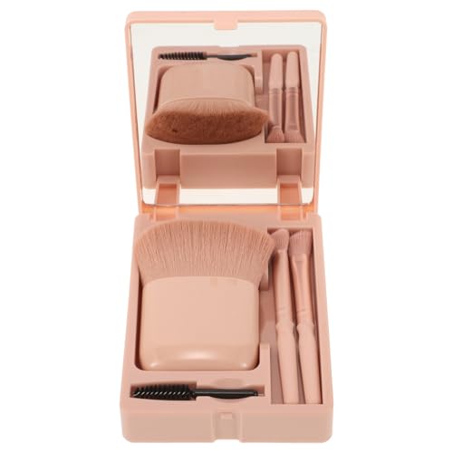 TOVINANNA Makeup Pinsel Set Für Teilig Mit Spiegel Weiche Borsten Für Augen-make-up Tragbare Kosmetikpinsel Für Anfänger Und Damen Für Unterwegs Und Schnelle Auffrischungen von TOVINANNA