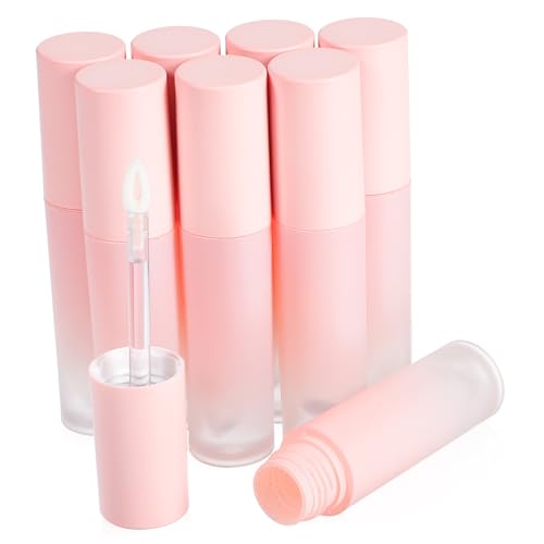 TOVINANNA 8stücke Nachfüllbare Lip Gloss Tuben Mit Wandapplikator Leere Lippenbalsam Behälter Für Kosmetik Tragbar Und Langlebig Für Make-up-taschen von TOVINANNA